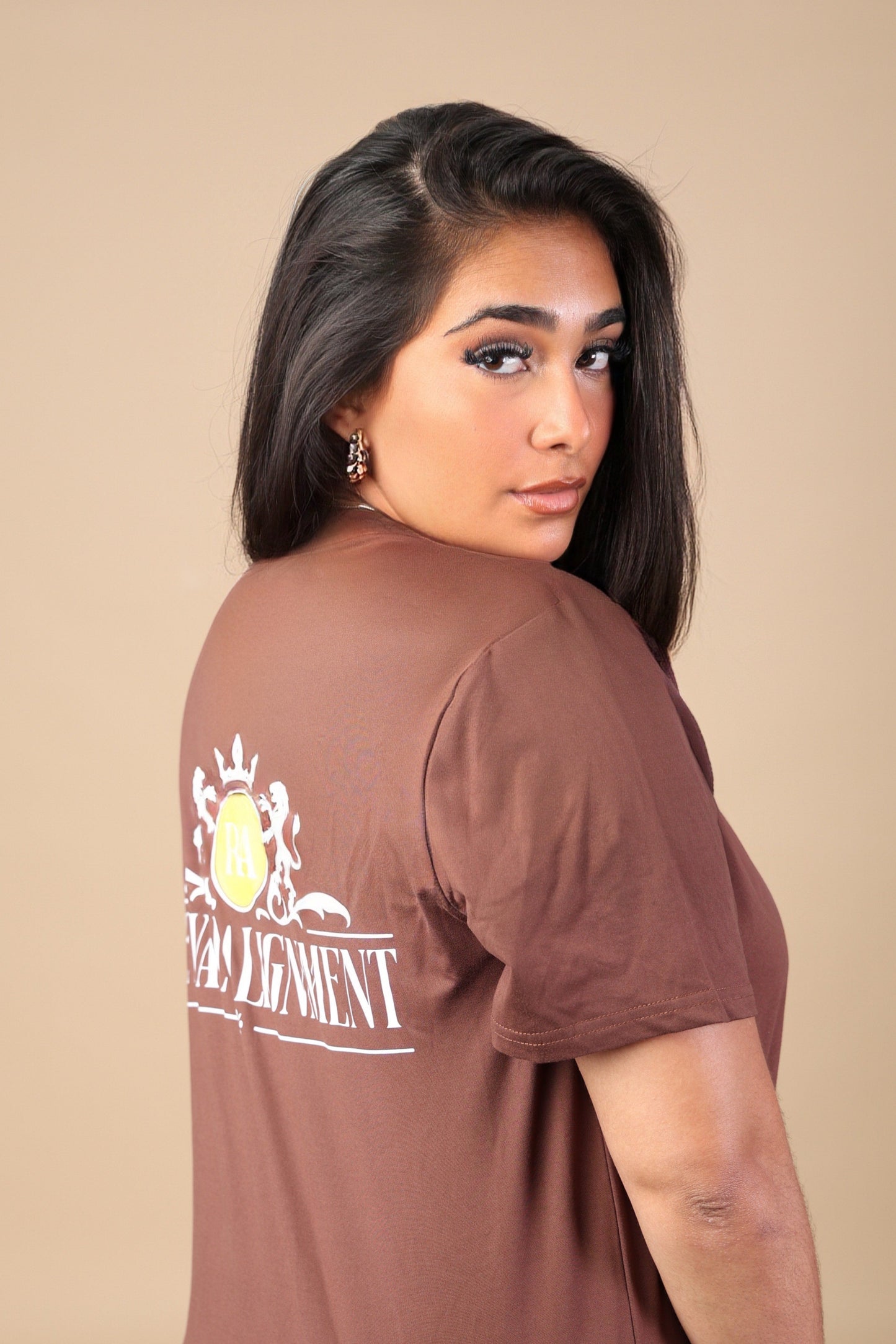 Revival Alignment Women's and Men's Solid Round Neck