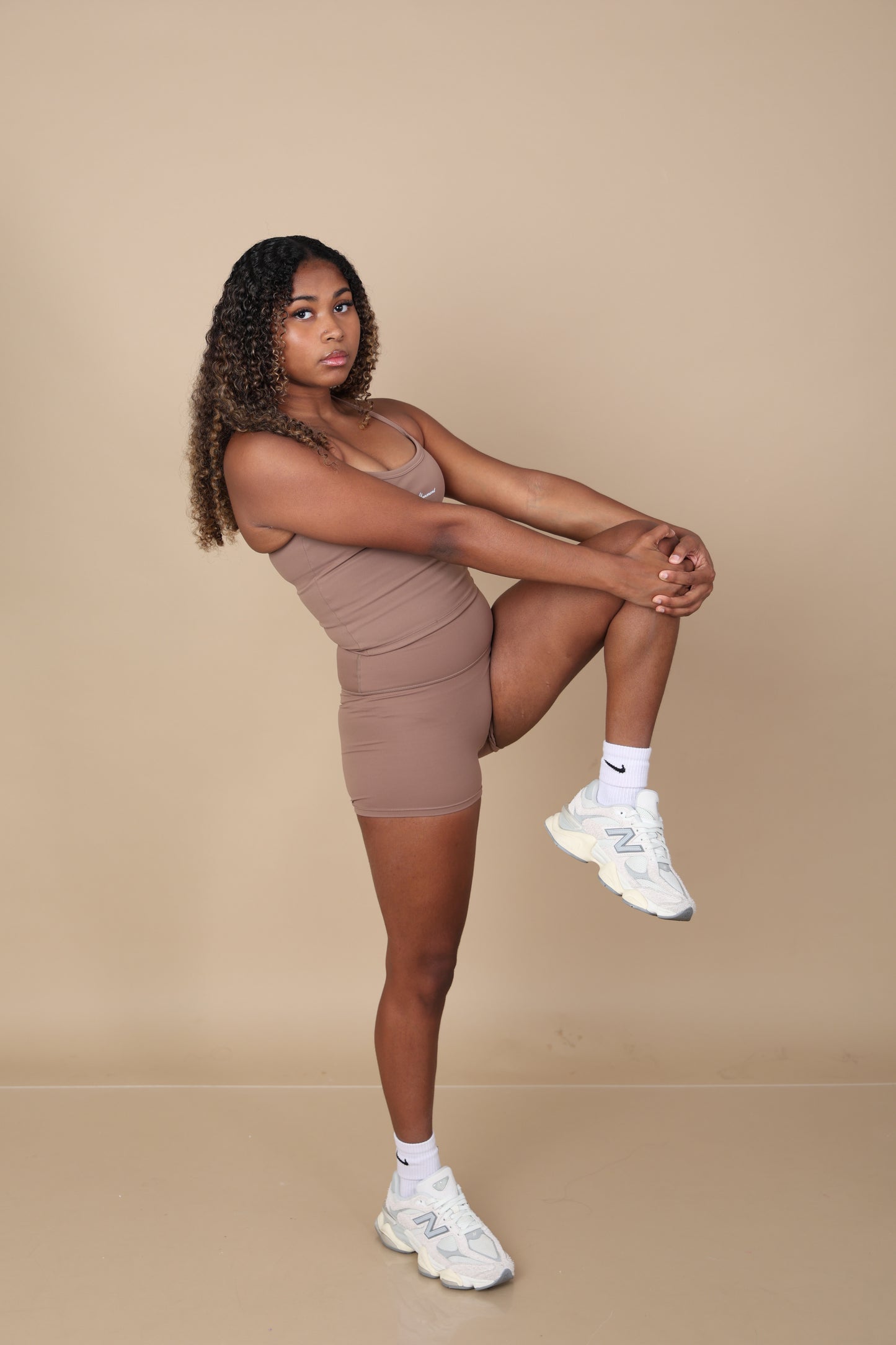 Brown Two-Piece Set