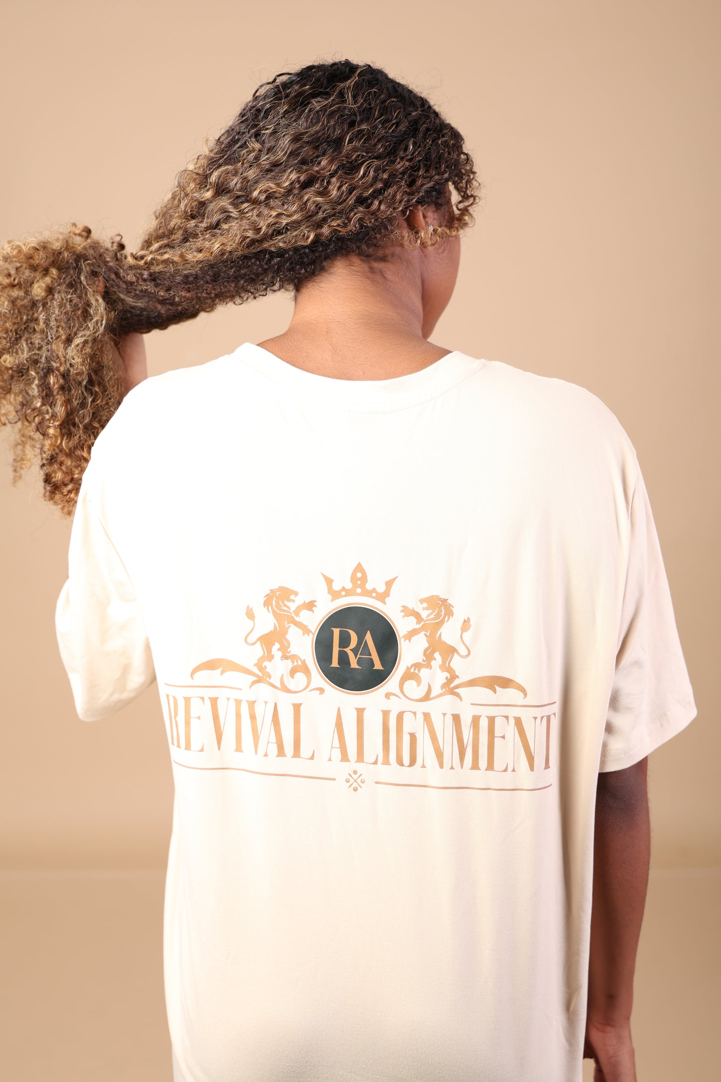Revival Alignment Women's and Men's Solid Round Neck Tees