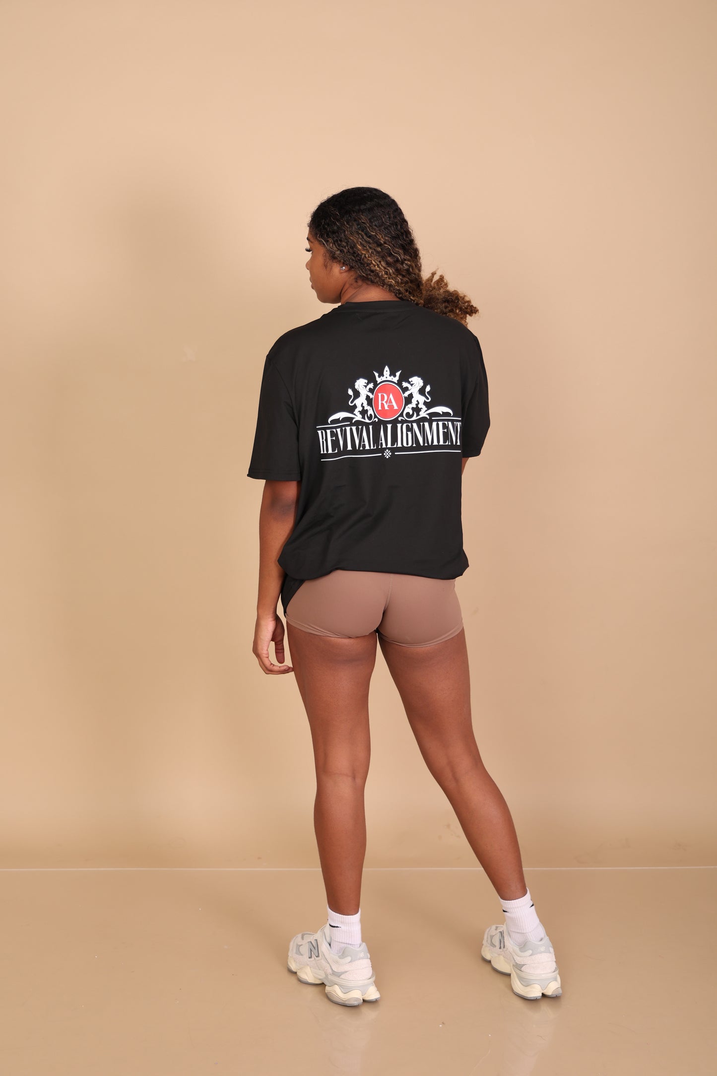 Revival Alignment Women's and Men's Solid Round Neck Tee