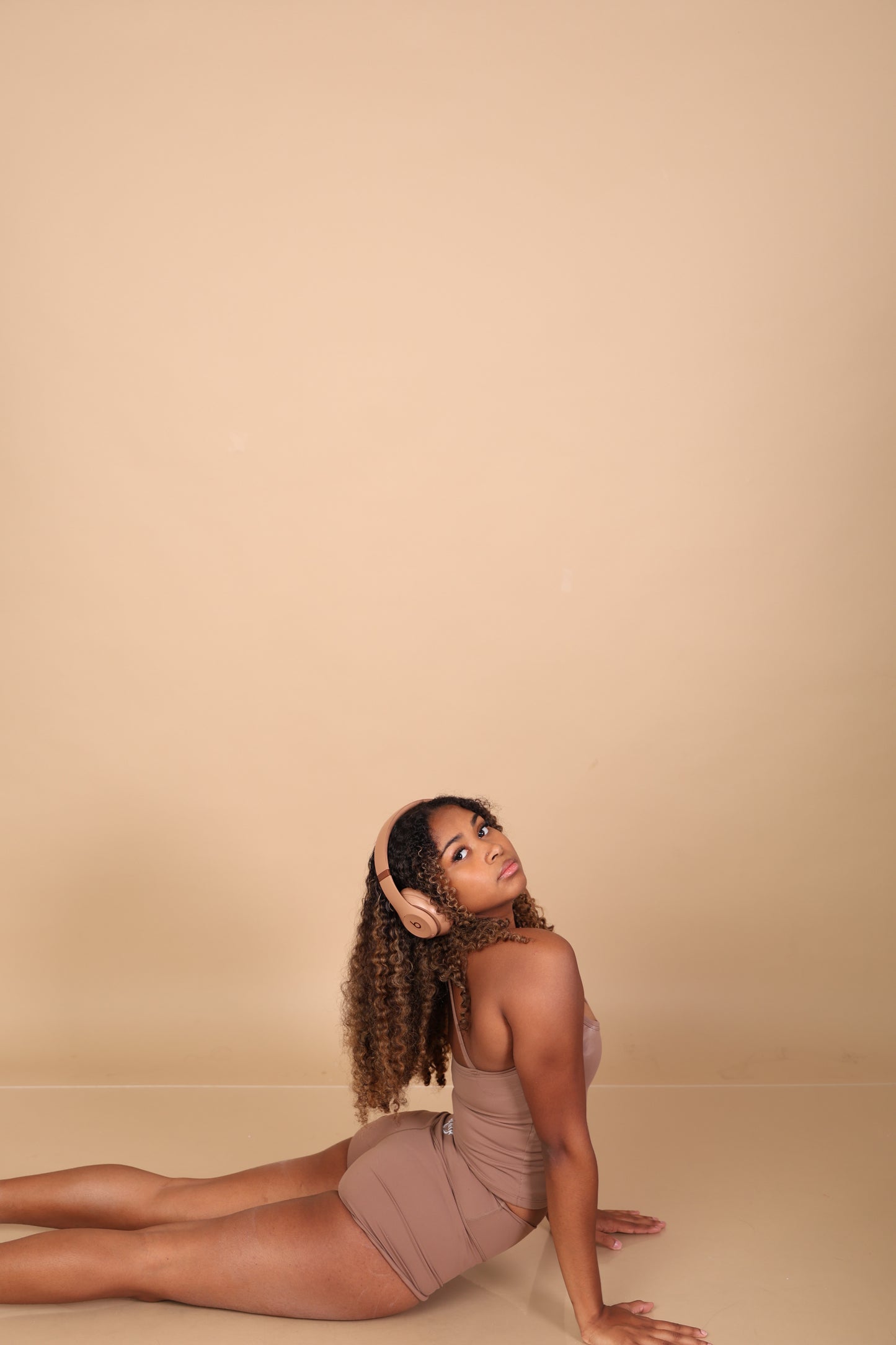 Brown Two-Piece Set