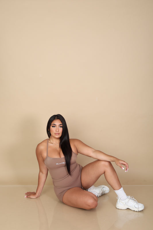 Brown Two-Piece Set