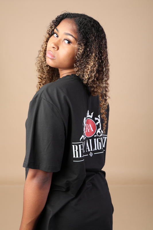 Revival Alignment Women's and Men's Solid Round Neck Tee
